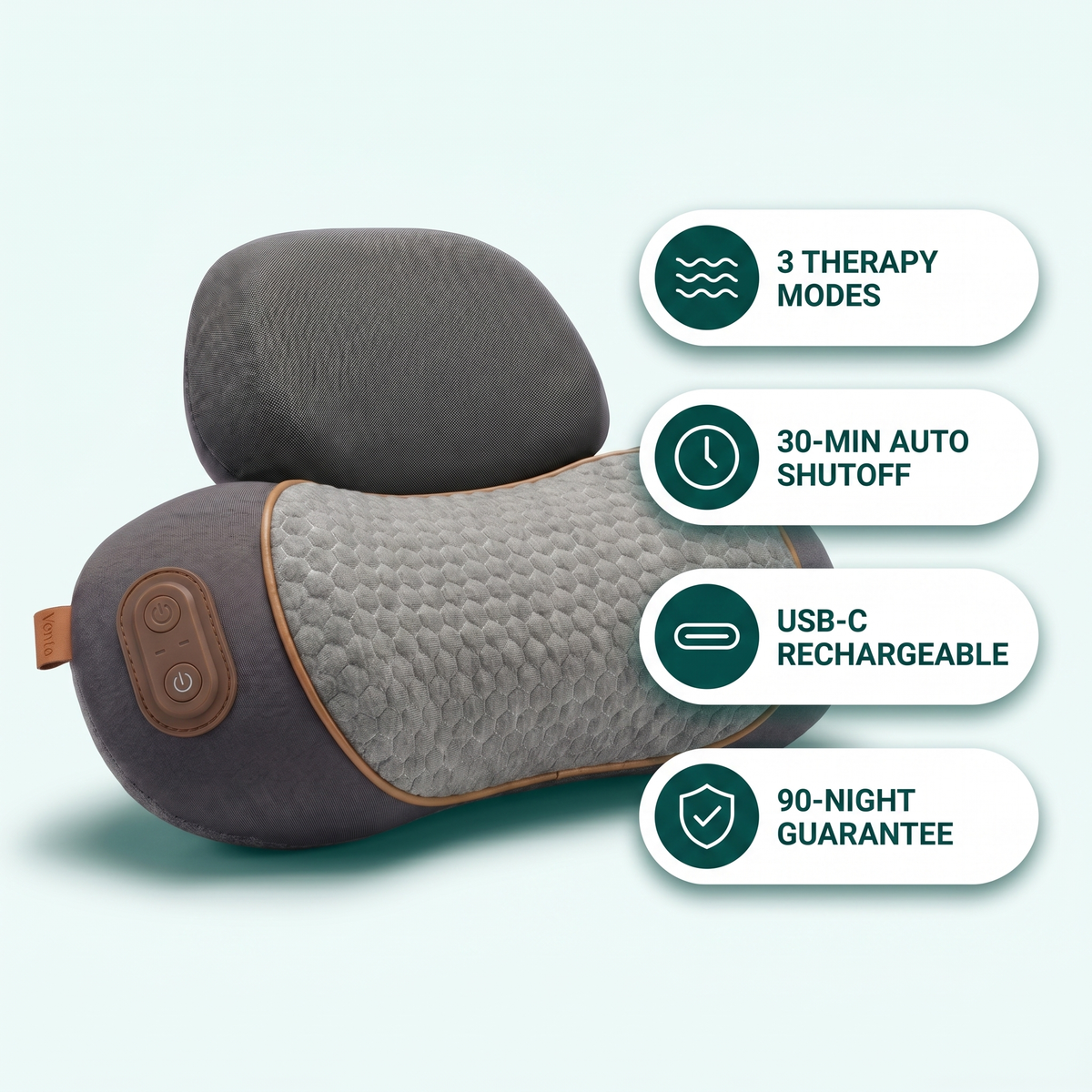 Verta Tri-Therapy Massage Pillow
